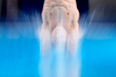 Men's 3m springboard diving semifinal